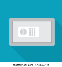 hotel safe icon- vector illustration