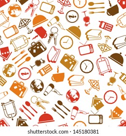 hotel seamless pattern