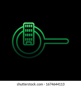 Hotel search nolan icon. Simple thin line, outline vector of hotel icons for ui and ux, website or mobile application