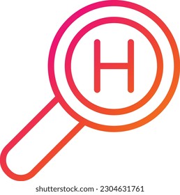 Hotel search Vector Icon Design Illustration