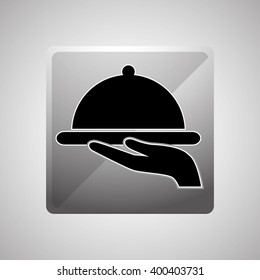 hotel service design, vector illustration