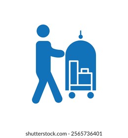 Hotel service icon Thin line illustration set