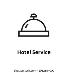 Hotel service  line icon