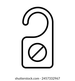 Hotel Service Vektorgrafik Line Icon Design