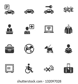 Hotel Services & Facilities Icons - Set 1 