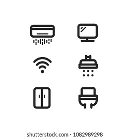 Hotel Services Icon Set