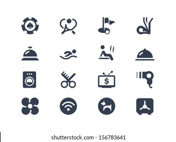 Hotel services icons