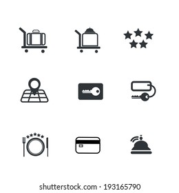 Hotel Services Icons