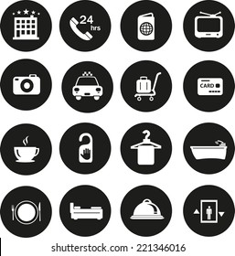Hotel and Hotel Services Icons