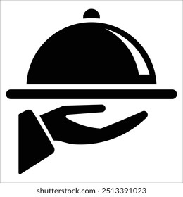 Icono de la línea de servicios del hotel. Vector EPS. 10