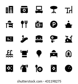 Hotel Services Vector Icons 1