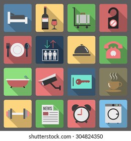 Hotel set, Long Shadow Icons