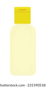 Hotel shampoo bottle. vector illustration