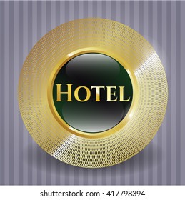 Banda brillante del hotel