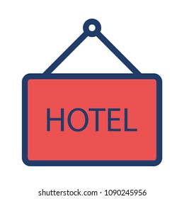 hotel sign board 