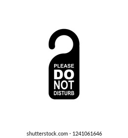 Hotel Sign Do Not Disturb Door Stock Vector (Royalty Free) 1241491492