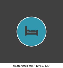 Hotel sign vector black background