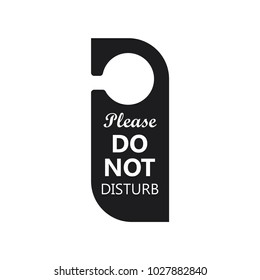 hotel sign, vector hotel hanging sign, do not disturb hanging sign 