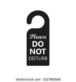 Hotel Sign, Vector Hotel Hanging Sign, Do Not Disturb Hanging Sign 