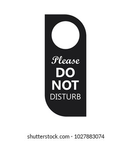 hotel sign, vector hotel hanging sign, do not disturb hanging sign 