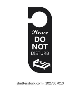 hotel sign, vector hotel hanging sign, do not disturb hanging sign, hanging paper sign do not disturb 