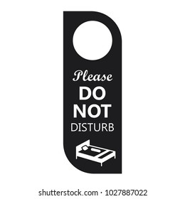 hotel sign, vector hotel hanging sign, do not disturb hanging sign, hanging paper sign do not disturb 