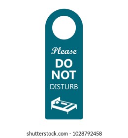 hotel sign, vector hotel hanging sign, do not disturb hanging sign, do not disturb hanging paper sign 