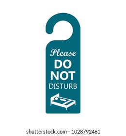 hotel sign, vector hotel hanging sign, do not disturb hanging sign, do not disturb hanging paper sign 