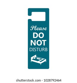 hotel sign, vector hotel hanging sign, do not disturb hanging sign, do not disturb hanging paper sign 