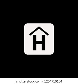 Hotel sign vector icon. flat Hotel sign design. Hotel sign illustration for graphic 
