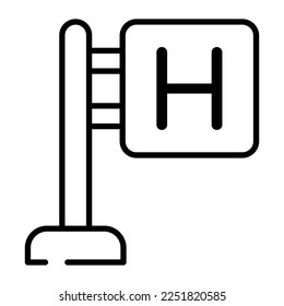 Vector de tablero de anuncios de hoteles de estilo moderno, icono editable