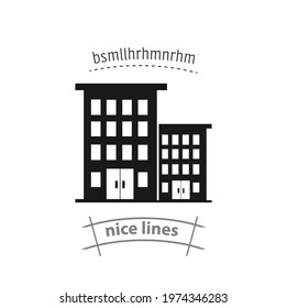 hotel simple vector icon. hotel simple vector icon. hotel simple vector icon. 