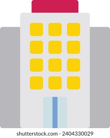 Hotel single vector line icon