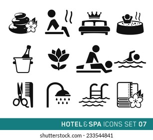 Hotel & Spa icons set // 07