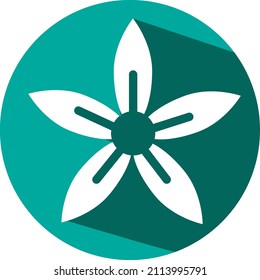 Hotel spa, illustration, vector on a white background.