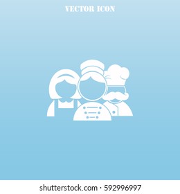 Hotel staff vector  icon.