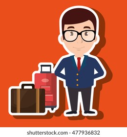 hotel suitcase customer employee