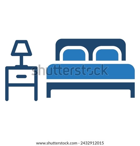 Hotel Suite icon line vector illustration