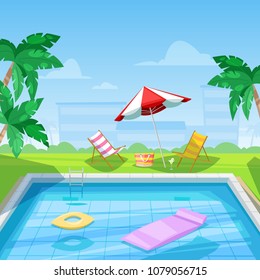 Cartoon Pool Images, Stock Photos & Vectors | Shutterstock