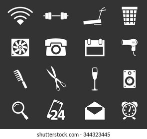 Hotel symbol for web icons