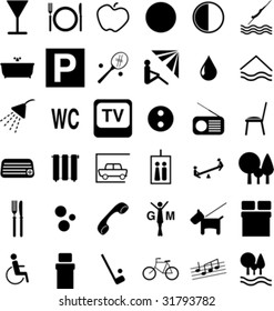 Hotel symbols