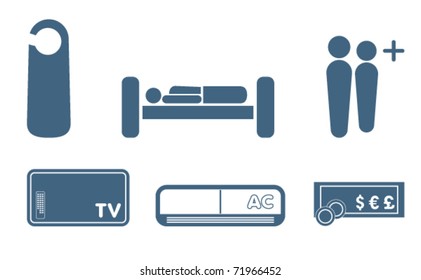 Hotel themed silhouette
