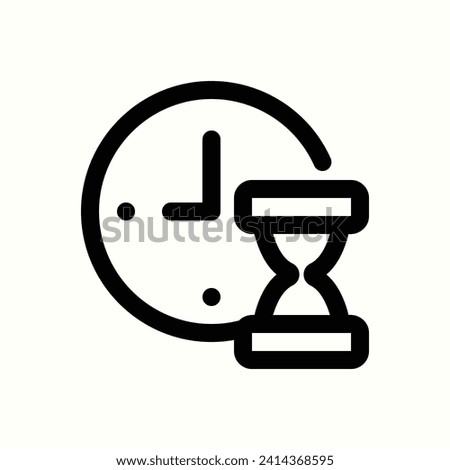 hotel, time icon, isolated icon in light background, perfect for website, blog, logo, graphic design, social media, UI, mobile app