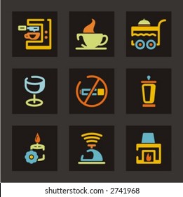 Hotel and tourism icons set. Check my portfolio for much more of this series as well as thousands of similar and other great vector items.