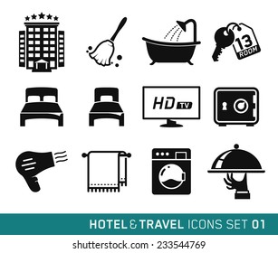 Hotel & Travel icons set // 01