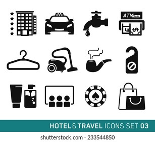 Hotel & Travel icons set // 03