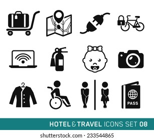Hotel & Travel icons set // 08