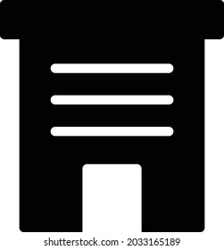 hotel vector glyph flat icon