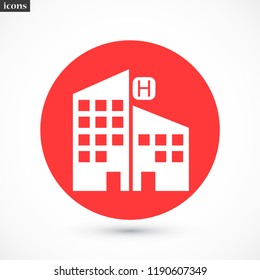 hotel vector icon 10 eps