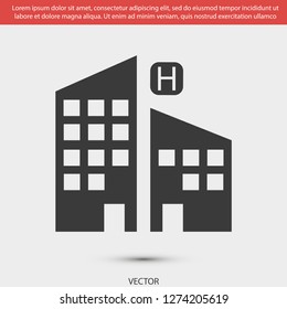 hotel vector icon 10 eps